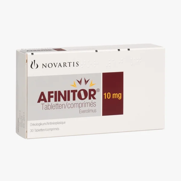 Afinitor 10 mg | درمان هدفمند مهارکننده mTOR در انکولوژی و بیماری‌های خاص