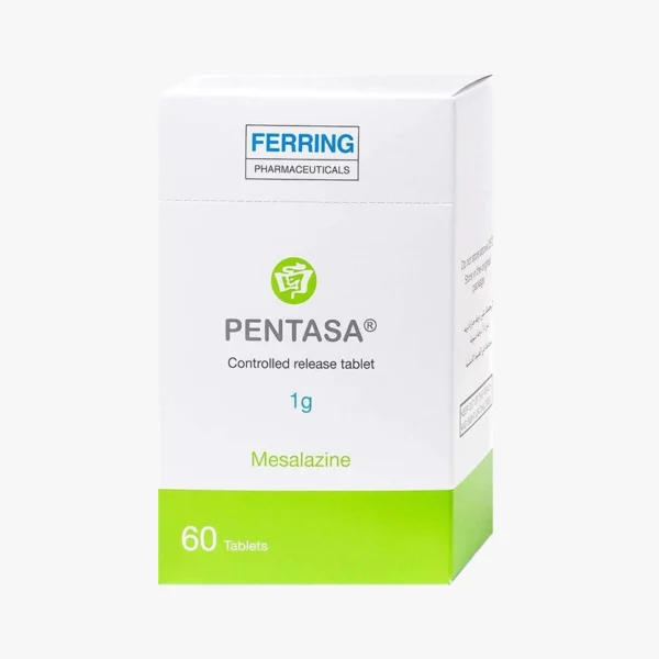 Pentasa 1G | پنتاسا ۱ گرم – بسته ۶۰ عددی