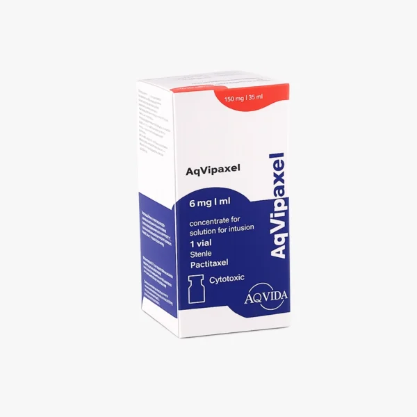 Aqvipaxel® 30 mg/5 ml | تاکسان مهارکننده میکروتوبول در شیمی‌درمانی