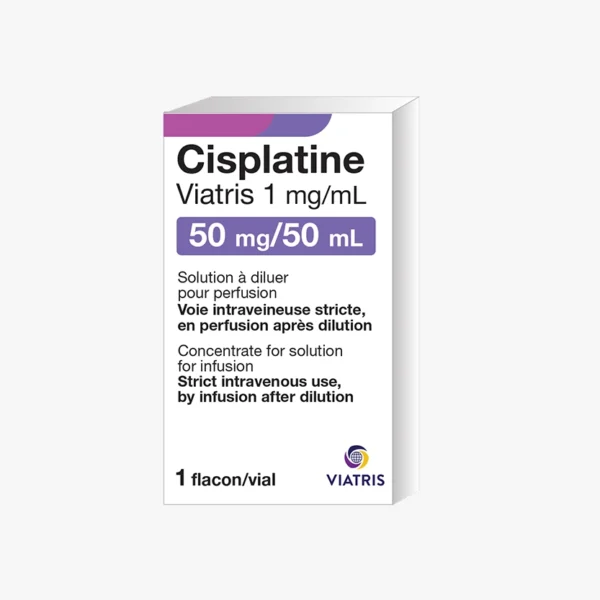 CISPLATINE MYLAN 50 MG | سیس‌پلاتین – عامل آلکیله‌کننده پلاتینی در شیمی‌درمانی
