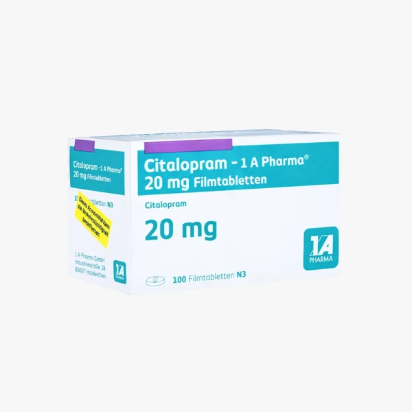 Citalopram 20 mg | سیتالوپرام – مهارکننده انتخابی بازجذب سروتونین (SSRI)