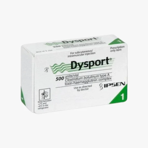 Dysport® 500 Units | نوروتوکسین بوتولینوم نوع A برای کاربردهای درمانی و زیبایی